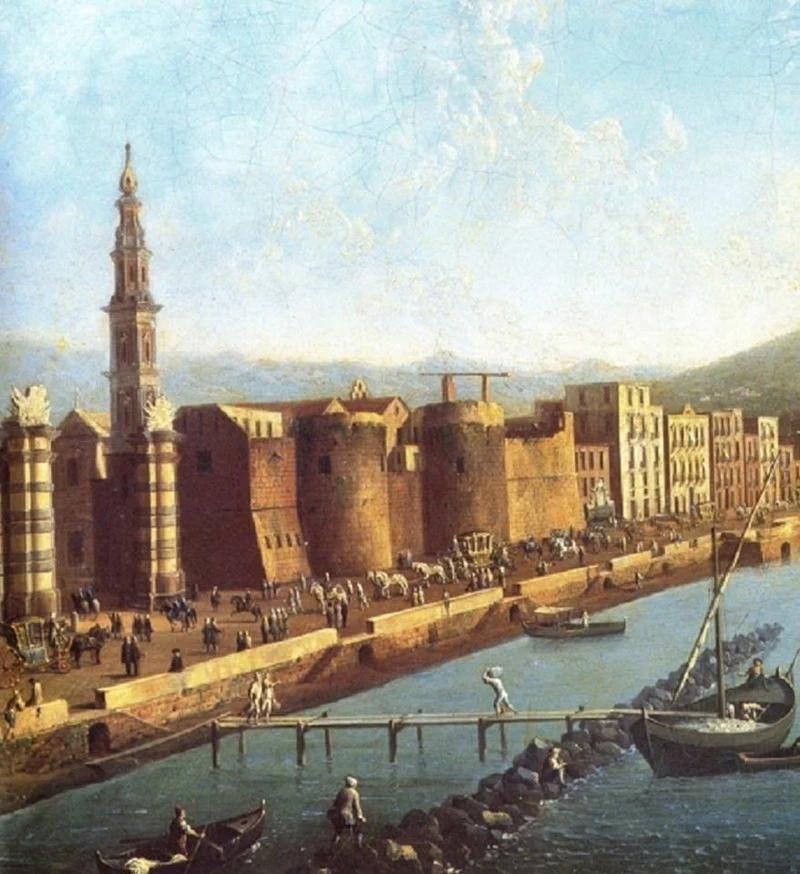 Corteo Reale a via Marina, presso il Castello del Carmine - Museo Nazionale di San Martino, Napoli